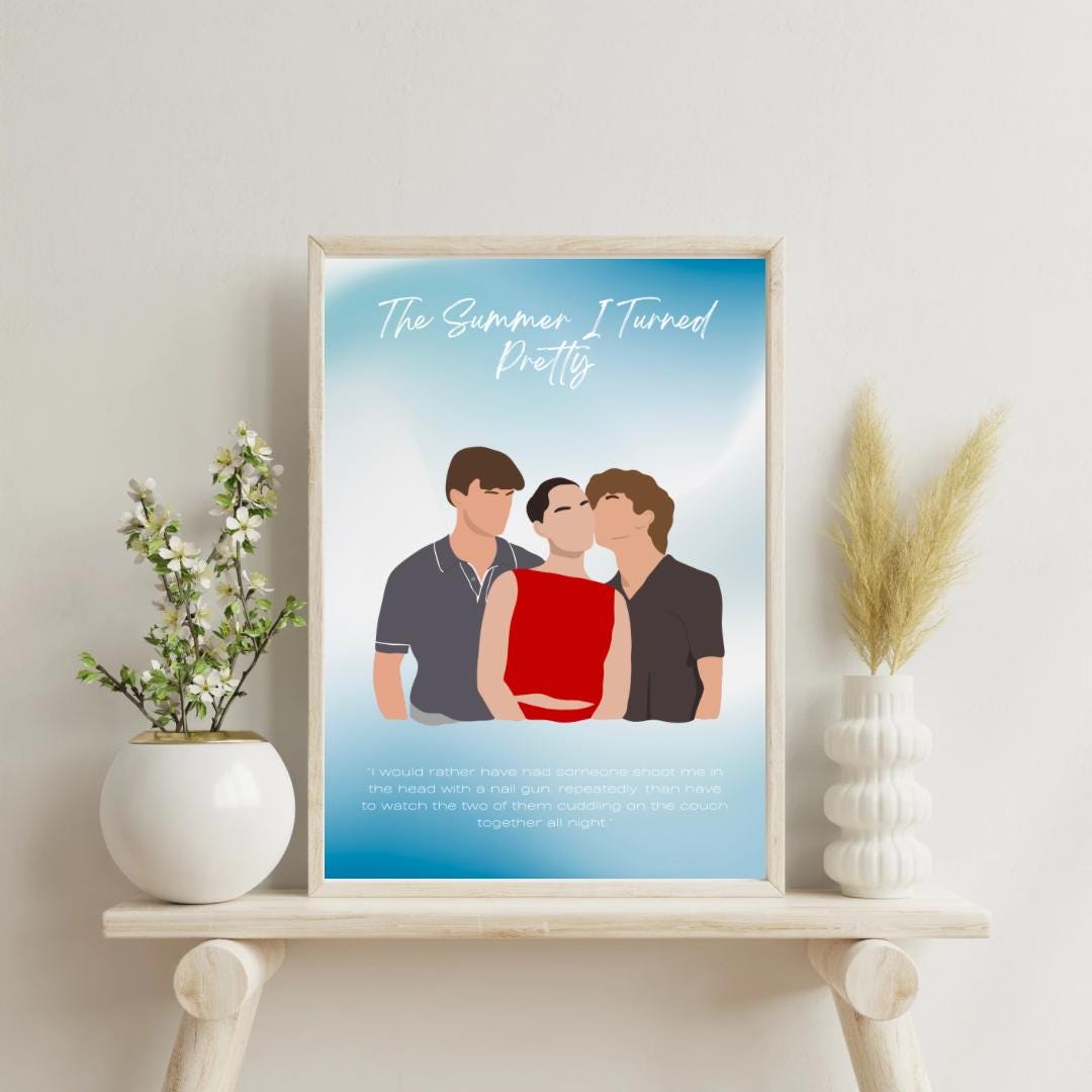 Belly, Conrad, and Jeremiah Poster | TSITP Quote Wall Art (Digital Download)
