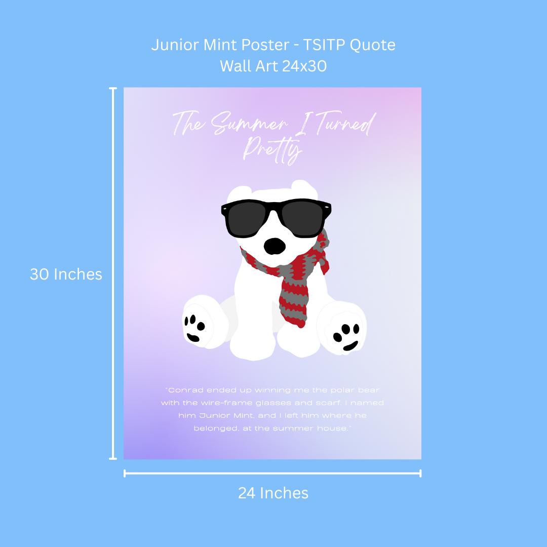 Junior Mint Poster | TSITP Quote Wall Art (Digital Download)