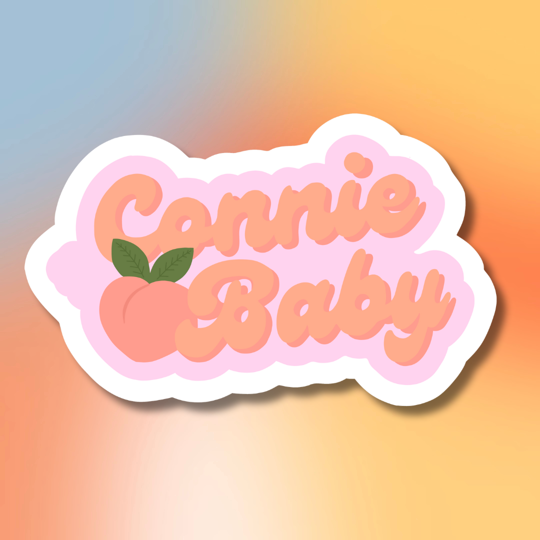 Connie Baby Sticker | TSITP Peach Scene Inspired